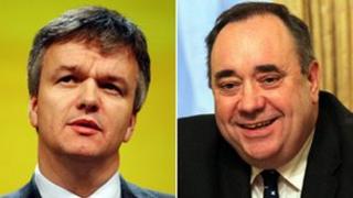 Michael Moore and Alex Salmond