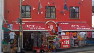 New Quay's £1.20 shop