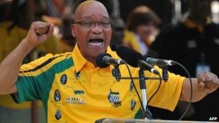 President Jacob Zuma, Mangaung 2012