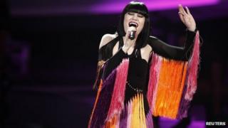 Jessie J performs at the Hammerstein Ballroom in New York, December 2011