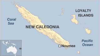 New Caledonia map