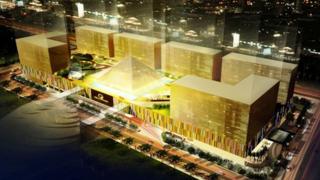 Artist's impression of the Belle Grande, one of the new resorts being built in Manila Bay