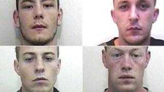 Andrew Britten, Robert Denison, Daniel Hourd and Richard McCoy