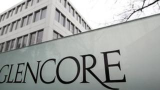 Glencore sign