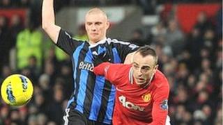 Manchester United v Stoke in the Premier League