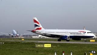 BA aircraft at Heathrow