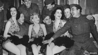 British troops meet The Ascots in 1940