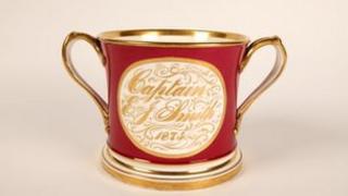 Loving cup given to Captain Smith from the Titanic