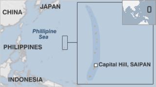 Map of Northern Marianas Islands