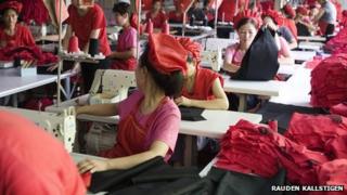 The factory where Noko jeans were made