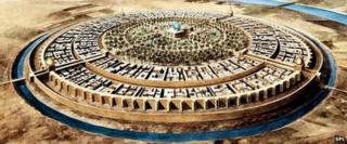 Baghdad in Abbasid times (artwork)