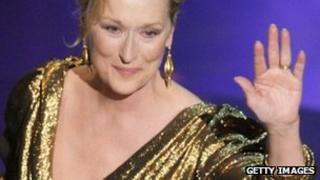 Meryl Streep at the 2012 Oscars