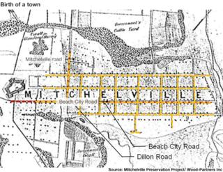 Original street plans for Mitchelville