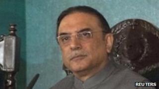 Pakistani President Asif Ali Zardari. File photo