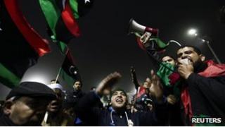 Demonstrators in Tripoli - 9 March