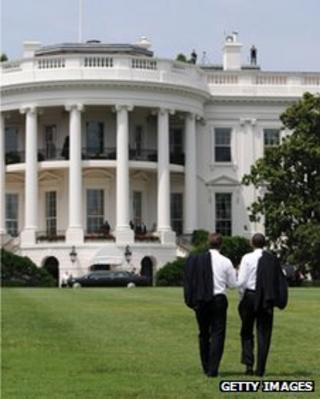 David Cameron and Barack Obama outside the White House in July 2010