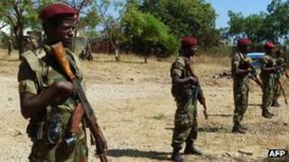 Ethiopian soldiers, March 2012