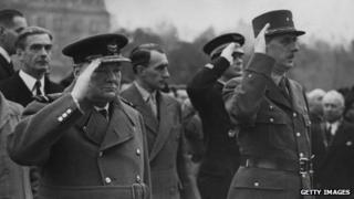 Churchill and De Gaulle
