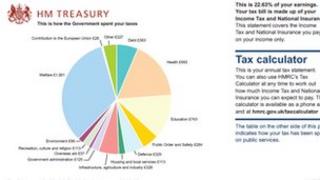 Example new HMRC statement