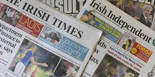 Irish front pages