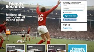 Friends Reunited homepage