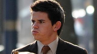 Liam Stacey arriving in court at a previous hearing