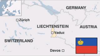 Map of Liechtenstein