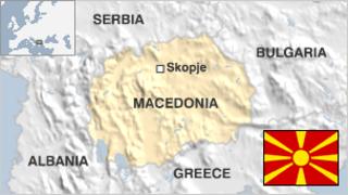 Map of Macedonia