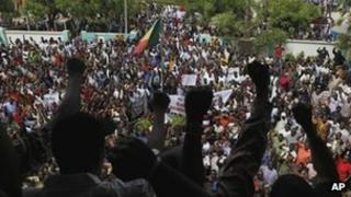 Junta supporters in Bamako (29/03/12)