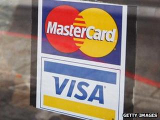 Mastercard and Visa logo