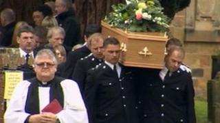 Det Ch Supt Stewart Swinson's funeral