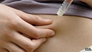 Insulin injection