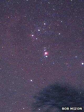 The Orion constellation