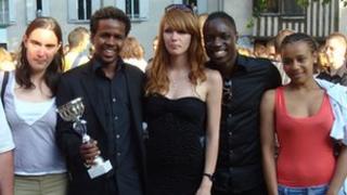 Students at Clichy School of Second Chance
