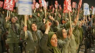 Female MEK militants at Camp Ashraf in 2006