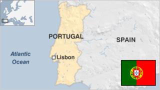 Map of Portugal