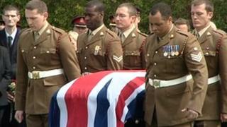 Funeral of L/Cpl Michael Foley