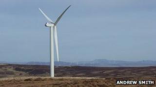 Earlsburn wind turbine