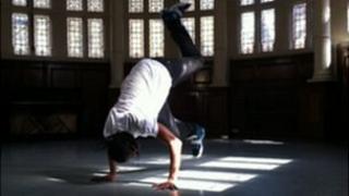 Hip hop dancer Andry Oporia