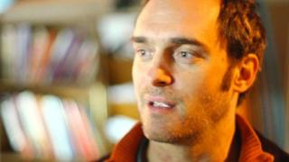 One of Occupy's "illuminators", filmed using the bokeh effect