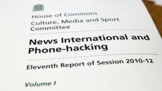 Copy of Culture committee report into phone hacking
