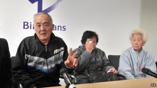 From left: Loh Ah Choi, Chong Koon Ying and Lim Ah Yin