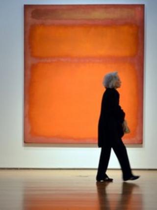 Orange, red, yellow by Mark Rothko
