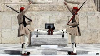 Greek presidential guards