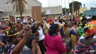 Guinean protesters