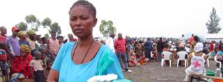 Wema Mambo at Mugunga camp on the outskirts of Goma, May 2012