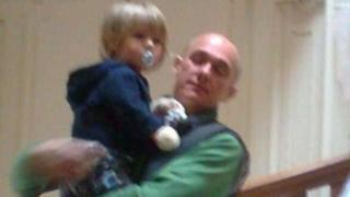 Julian Mynott with his son Freddie