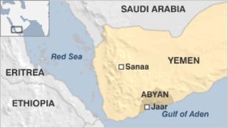 Map of Yemen