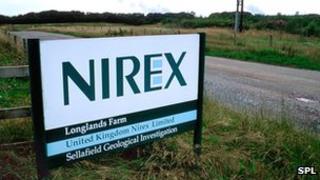 Nirex sign