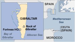 Map of Gibraltar
